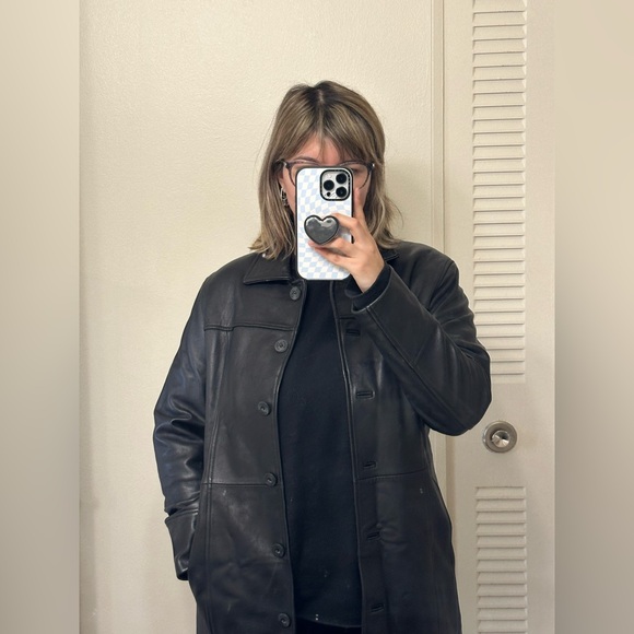 LAMB LEATHER COAT - Picture 4 of 5